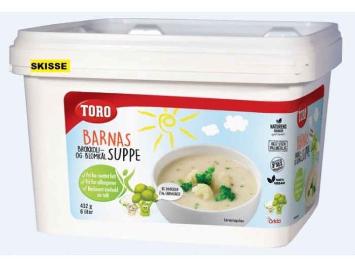 Barnas Brokkoli og Blomkålsuppe