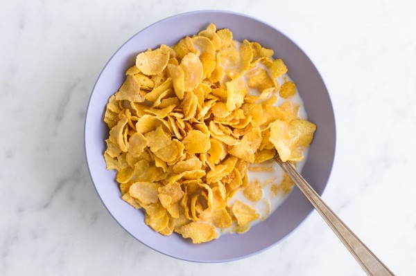 cornflakes og melk