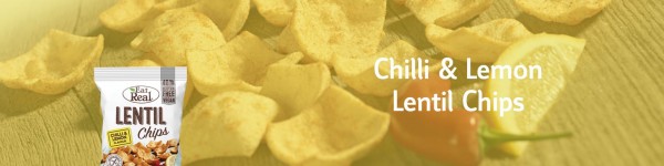 Chilli & Lemon lentil chips