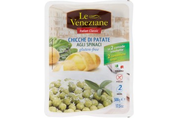 Le Veneziane gnocchi med spinat