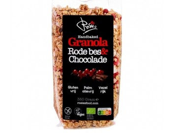Rosies granola rødebaer