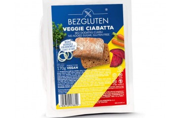 Bezgluten Veggie Ciabatta