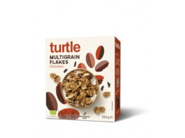 Turtle multigrain flakes og mørk sjokolade