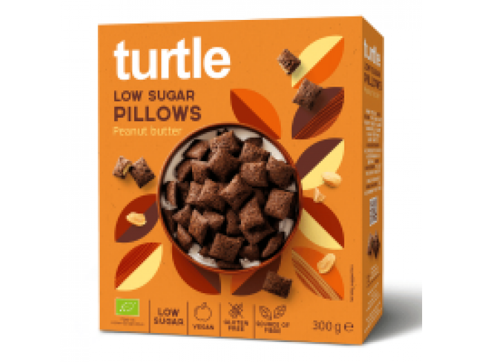 Turtle fylte puter m/peanøttsmør